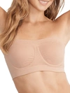 Reveal Low-key Seamless Bandeau Bra In Hazel