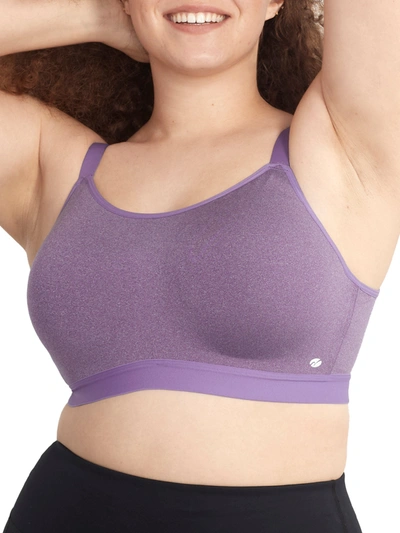 Body Up Women's High Impact Sports Bra In Purple