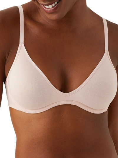 B.tempt'd By Wacoal B. Tempt'd By Wacoal Women's Cotton To A Tee Scoop Bra In Rose Smoke