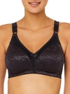 Bali Double Support Wire-free Bra In Black