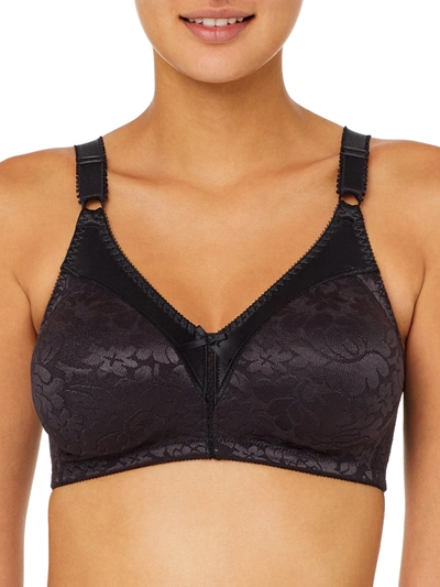 Bali Women's Double Support Wire-free Bra In Black