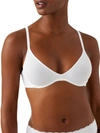 B.tempt'd By Wacoal B. Tempt'd By Wacoal Cotton To A Tee Scoop Unlined Underwire Bra In White