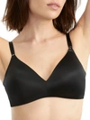 Warner's No Side Effects Breathable Wire-free T-shirt Bra In Black