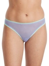 On Gossamer Gossamer Mesh Hip G Thong In Purple