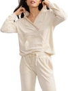 Bare The Velour Hoodie In Beige