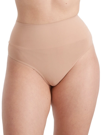Bare The Smoothing Seamless Thong In Hazel