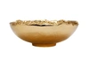 CLASSIC TOUCH DECOR GOLD BARK RAW EDGED BOWL