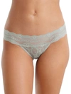 B.tempt'd By Wacoal B. Tempt'd By Wacoal Women's Lace Kiss Bikini In Grey