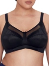 Goddess Keira Side Support Wire-free Bra In Black