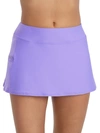 Sunsets Sporty Skirted Bikini Bottom In Passion Flower