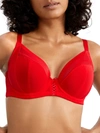 Parfait Shea Side Support Plunge Bra In Racing Red