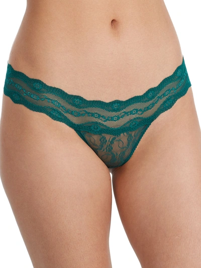 B.tempt'd By Wacoal Lace Kiss Thong In Spruced Up