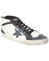 Golden Goose Mid Star High-top Sneakers In Black