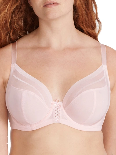 Parfait Shea Side Support Plunge Bra In Petal Pink