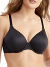 Vanity Fair Women's Beauty Back Wirefree Extended Side And Back Smoother Bra In Black