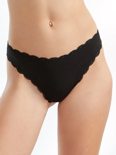 B.tempt'd By Wacoal Inspired Eyelet Thong In Night