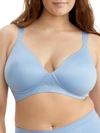 Bali Comfort Revolution Ultimate Wire-free Support T-shirt Bra In Blue Sky Ahead