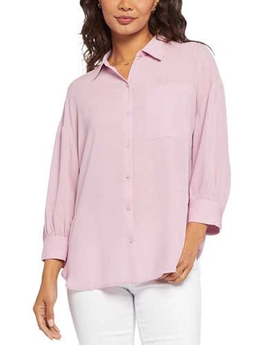Nydj Zoey Blouse In Pink