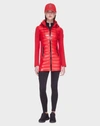 Rudsak Avala Leather-trim Down Jacket In Multi