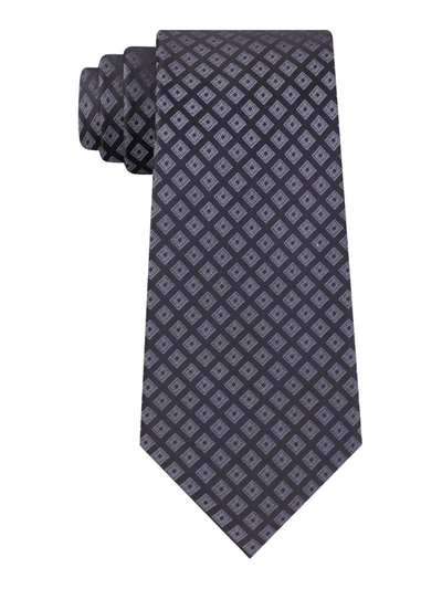 Kenneth Cole Reaction Mens Silk Professional Neck Tie In Blue