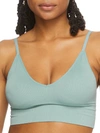 Maidenform Pure Comfort Seamless Brami In Blue