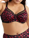 Goddess Kayla Side Support Bra In Dark Romance