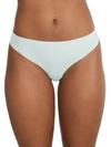 Calvin Klein Women's Invisibles 3-pack Thong Underwear Qd3558 In Aqua Blue