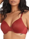 Warner's This Is Not A Bra T-shirt Bra In Red