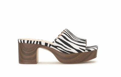 Jessica Simpson Kalyani Platform Slide In Zebra In White