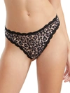 B.tempt'd By Wacoal Inspired Eyelet Thong In Brown