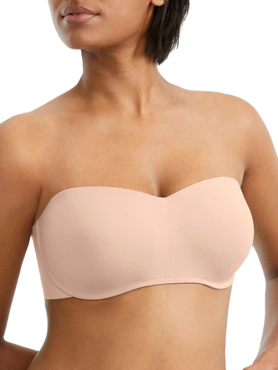 Maidenform Women's Pure Comfort Multiway Wire-free Strapless Bra In Pink