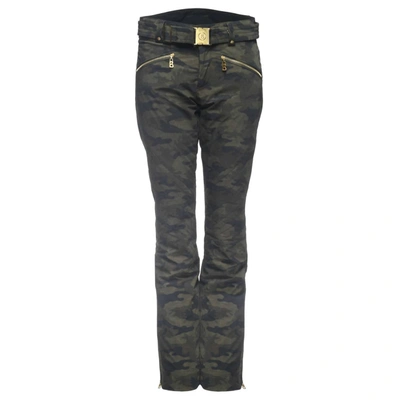 Bogner Franzi2 Ski Pant In Dark Camo In Green