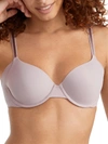 Warner's No Side Effects Seamless T-shirt Bra In Brown
