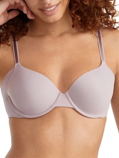 Warner's Warners Women's No Side Effects Seamless Comfort Underwire T-shirt Bra Ra3061a In Brown