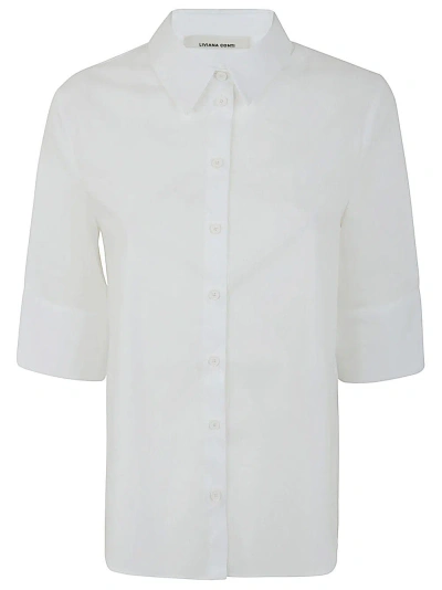 Liviana Conti Cape Shirt In White