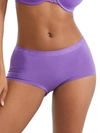 Bare The Easy Everyday Cotton Boyshort In Purple