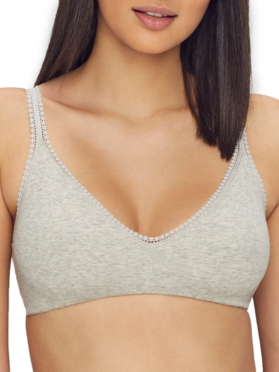 On Gossamer Women's Cabana Cotton Bralette In Grey