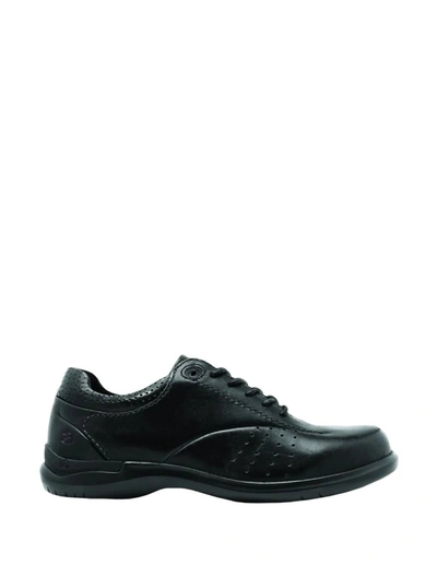 Aravon Farren Lace Up Shoes - Narrow Width In Black Nubuck