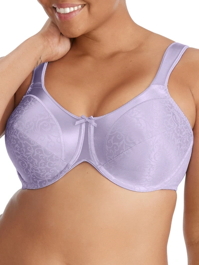 Bali Satin Tracings Minimizer Bra In Misty Lilac