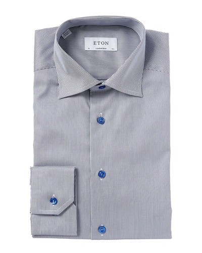 Eton Contemporary Fit Dress Shirt In Grey