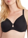 Curvy Couture Micro Unlined Bra In Black