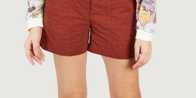 Hartford Sono Shorts In Red