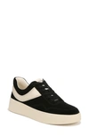 Vince Benfield Court Leather Sneaker In Black