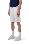 Bugatchi Linen Drawstring Shorts In Chalk