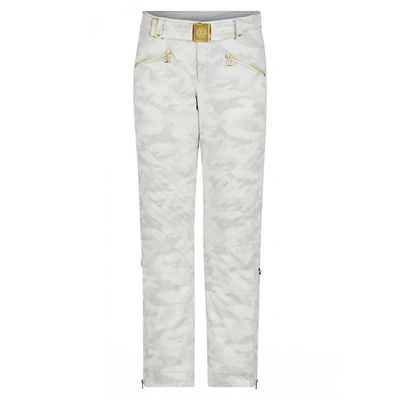 Bogner Franzi2 Ski Pant In White Camo In Grey