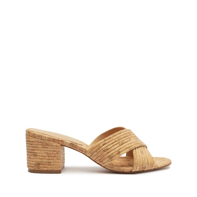 Schutz Latifah Mule Cork Sandal In Natural