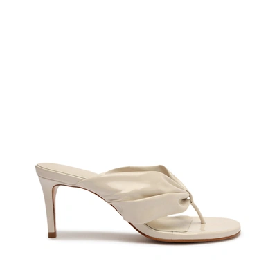 Schutz Willow Leather Sandal In Pearl