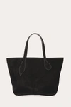 LITTLE LIFFNER SPROUT TOTE BLACK SUEDE