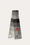 LITTLE LIFFNER PULL THROUGH SCARF GRAY CHECK