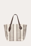 LITTLE LIFFNER SPROUT TOTE CREAM / GRAY